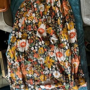 Floral Print Women's Skirt